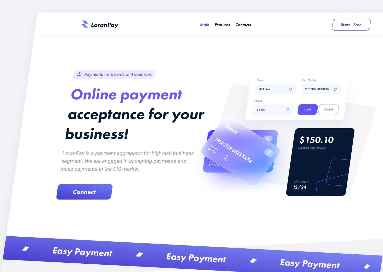 Online Payment Service design study