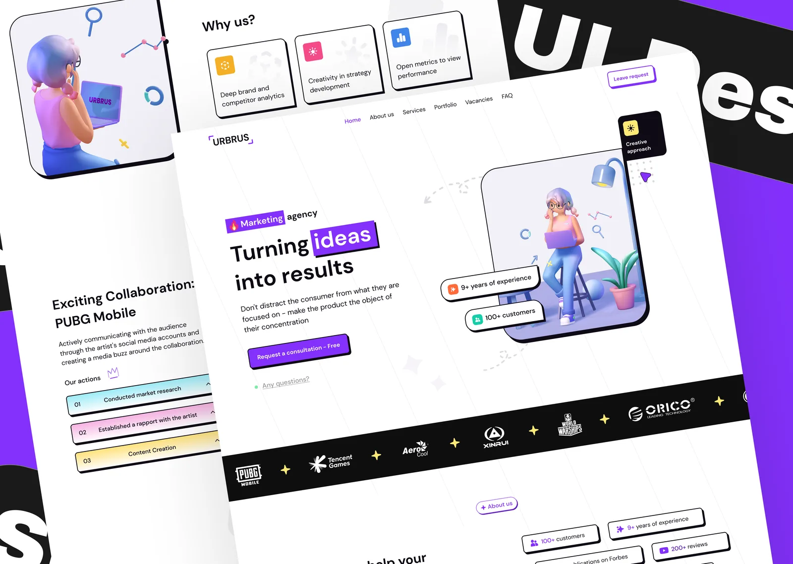Marketing Agency design study
