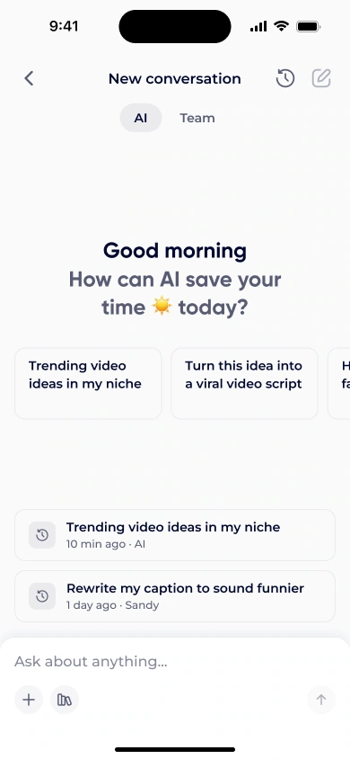 AI Chat: Meet your assistants