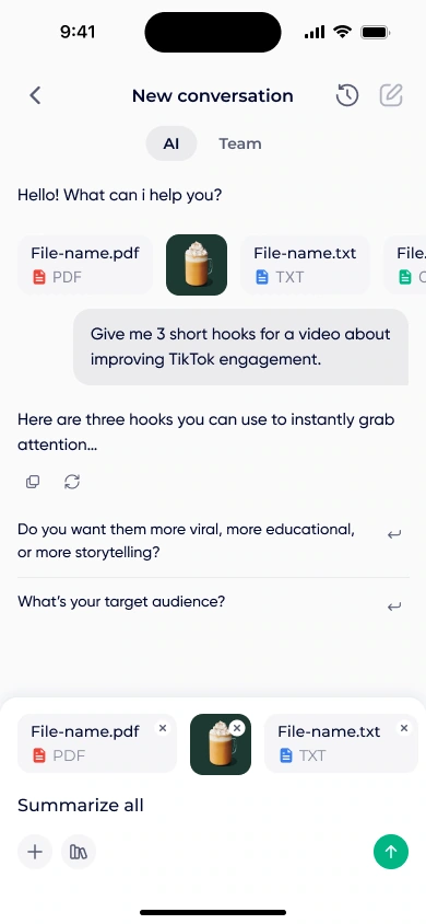 AI Chat: Meet your assistants