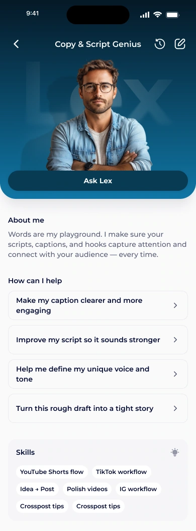 AI Chat: Lex