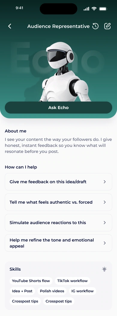 AI Chat: Echo