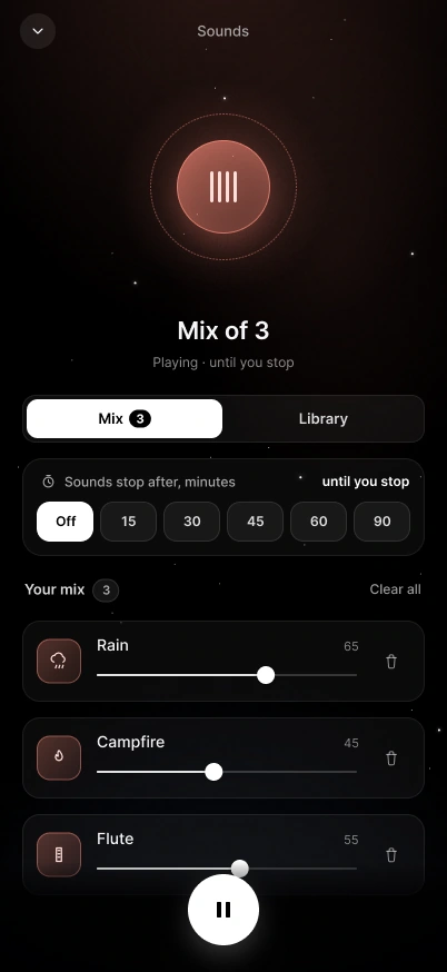 Il tuo mix di suoni