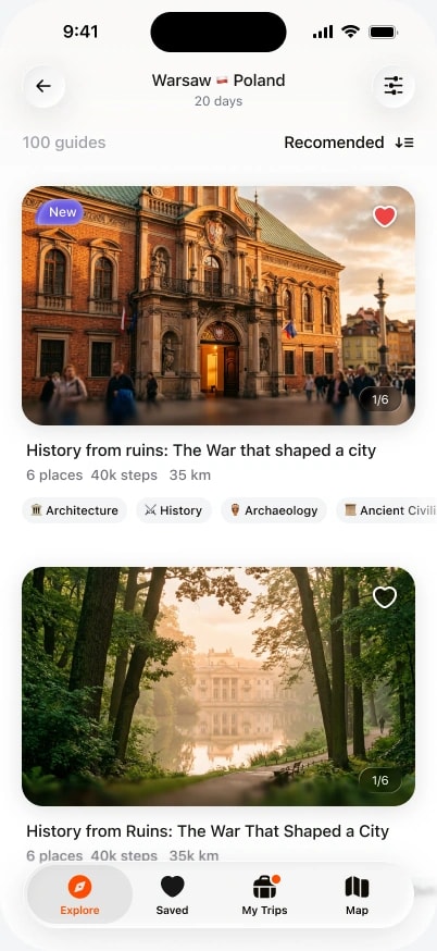 Discover city guides