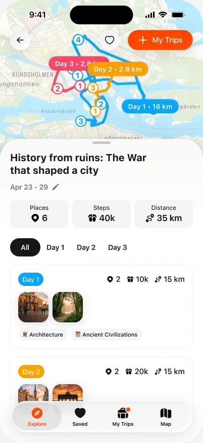 Un itinerario da esplorare