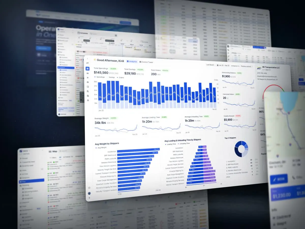 Vektor TMS, animated project presentation